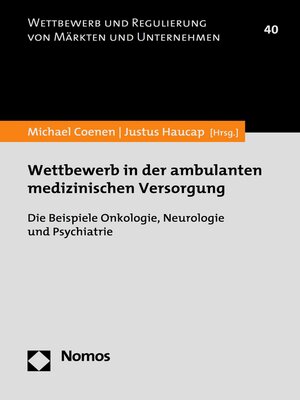 cover image of Wettbewerb in der ambulanten medizinischen Versorgung